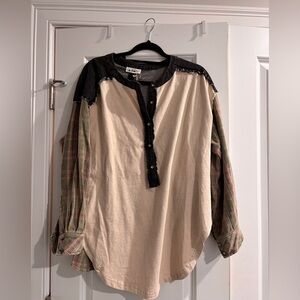 In Bloom LS oversized shirt